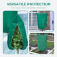 📢📢50% OFF !! ⏰Freeze Protection Winter Plant Cover with Zipper & Drawsting