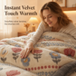 🛌 Double-Sided Sherpa Fleece Winter Comforter – Thick Warm Quilt with Soft Velvet Feel, Cozy Bedding for Cold Nights❄️