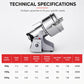 ⚡ High-Speed Ultra-Fine Electric Grinder: Multi-Blade System, 150-1000g Capacity, Stainless Steel, for Spices & Grains