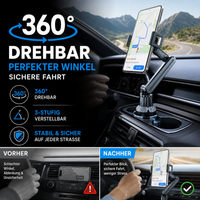 📢📢50% OFF !! ⏰360° Rotatable and Adjustable Car Cup Holder