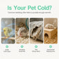 🐹 Warm Hanging Nest for Small Pets: Plush, Cozy, Semi-Enclosed, with Hooks