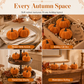 Only £ 1.99！！🎃Velvet Pumpkins for Halloween & Thanksgiving
