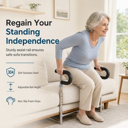 Sofa Stand Assist Rail for Elderly Stainless Steel