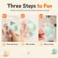 Silicone Suction Cup Fidget Spinner Stress Relief Toy for Kids and Adults
