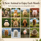 🐾 2027 Funny Animal Butt Calendar | Smile Monthly