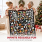 🛋️ Family DIY Coloring Blanket – Creative fun & perfect gift ✨
