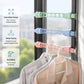 Space Saving Window Drying Rack