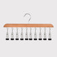 🧺 🌿 Wooden Multi‑Clip Organizer – No‑slip & holds 10 items ✨