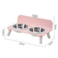 📢📢50% OFF !! ⏰Elevated Detachable Pet Double Bowls