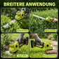 🌿 2-in-1 Cordless Grass Shear & Hedge Trimmer: 1300 RPM, 45° Head, 2 Batteries, Lightweight