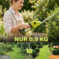 🌿 2-in-1 Cordless Grass Shear & Hedge Trimmer: 1300 RPM, 45° Head, 2 Batteries, Lightweight