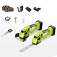 🌿 2-in-1 Cordless Grass Shear & Hedge Trimmer: 1300 RPM, 45° Head, 2 Batteries, Lightweight