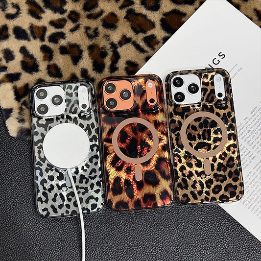 📱🐆Magnetic Leopard Print Phone Case