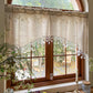 Versatile Country Style Curtain with Star Lace Trim⭐️
