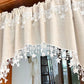 Versatile Country Style Curtain with Star Lace Trim⭐️