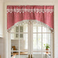 Versatile Country Style Curtain with Star Lace Trim⭐️