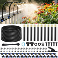 Adjustable Misting Cooling System with Flexible Nozzles