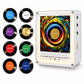 📢📢50% OFF !! ⏰ NFC Magnetic Fridge Music Box – Tap to Play, 360° Rotating LED Light 🧲