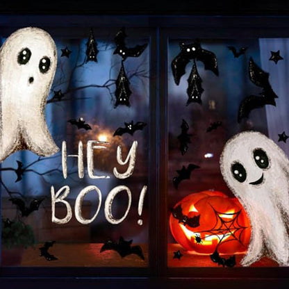 👻Cute & Fun Halloween Ghost Static Window Cling