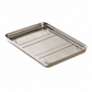 Rectangular Stainless Steel Baking Tray With Wire Cooling Rack