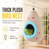 CCHanging Bird Nest Hammock – Warm cotton & egg‑shaped comfort ✨