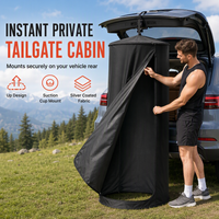 Portable Quick Opening Car Rear Shower Tent | Outdoor Camping Single Person Changing Room and Privacy Toilet Tent🚗⛺🚿