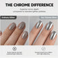 📢📢BUY 1 GET 1 FREE !! ⏰ No-Bake Nail Polish — Galaxy Chrome Silver, Quick Air-Dry, No UV Lamp