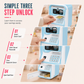 Electronic Kids ATM Money Saving Box, Smart Piggy Bank Toy