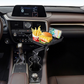 🚗 Car Cup Holder Tray: 360° Swivel, Extendable Surface, Phone Slot, Tool-Free Install