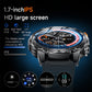 ⌚ Smart Watch: 1000mAh Battery, 1.7" HD Display, 100+ Sports Modes, LED Flashlight, Interchangeable Straps