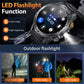 ⌚ Smart Watch: 1000mAh Battery, 1.7" HD Display, 100+ Sports Modes, LED Flashlight, Interchangeable Straps