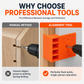 🎁Wardrobe Cabinet Side Filler Panel Installation Locator and Stepped Positioning Plate for Precise Hole Alignment