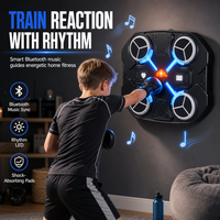 Kids Electronic Music Boxing Target with Rhythm Reaction Training for Home Fitness and Stress Relief
