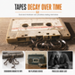 📼 🔄 Transparent Cassette Player – Tape to MP3 Converter, Type-C & Hi-Fi Stereo – Nostalgia Meets Modern Tech 🎵