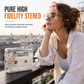 📼 🔄 Transparent Cassette Player – Tape to MP3 Converter, Type-C & Hi-Fi Stereo – Nostalgia Meets Modern Tech 🎵