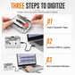 📼 🔄 Transparent Cassette Player – Tape to MP3 Converter, Type-C & Hi-Fi Stereo – Nostalgia Meets Modern Tech 🎵