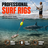 🎣Cast Ready: Surf Fishing Rig 6-Pack With Floats – Multi-Species, Beach-Ready🐟✨