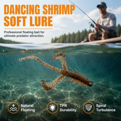 🦐 🎣 Realistic Shrimp Soft Lures – Lifelike Action, Scent Infused, Glow Visible ✨