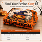 🎃Retro Halloween Skull Print Flannel Throw Blanket Cozy Warm Blanket for Home and Nap