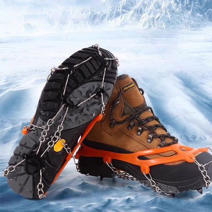 🥾 Save 50%! ❄️ Anti-Slip Crampons – Grippy, stretch-fit & portable ✨