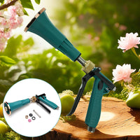 🌿 Adjustable Windproof Spray Gun: 5m Range, Ceramic Nozzle, Retractable Shield, Fine Mist