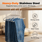 👖 Multi-Layer Space-Saving Pants Hanger – Vertical Closet Organizer for Jeans, Trousers, Scarves & Ties, Compact Wardrobe Storage Rack ✨