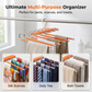 👖 Multi-Layer Space-Saving Pants Hanger – Vertical Closet Organizer for Jeans, Trousers, Scarves & Ties, Compact Wardrobe Storage Rack ✨