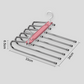 👖 Multi-Layer Space-Saving Pants Hanger – Vertical Closet Organizer for Jeans, Trousers, Scarves & Ties, Compact Wardrobe Storage Rack ✨