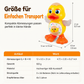 🦆Electric Singing & Dancing Cartoon Duck Toy – Flapping Wings, Colorful LED Lights & Cheerful Rhythms, Interactive Musical Baby Toy for Toddlers Kids