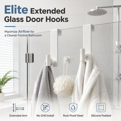 Over the Shower Door Hooks