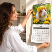 🗓️🔥2027 Funny Adorable Guinea Pig Wall Calendar
