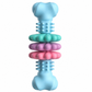 🐶 Textured TPR Dog Chew Bone | 3 Colours
