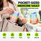 💊 Detachable Pill Organizer: 7-Day Rainbow Coding, Jumbo Capacity, Double Lock, Frosted Pods