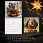 Funny Capybara Calendar 2027